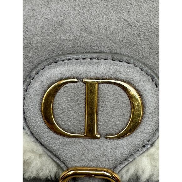 Christian Dior Bobby Flap Bag Shearling and Suede Medium 69901 - Picture 6 of 15